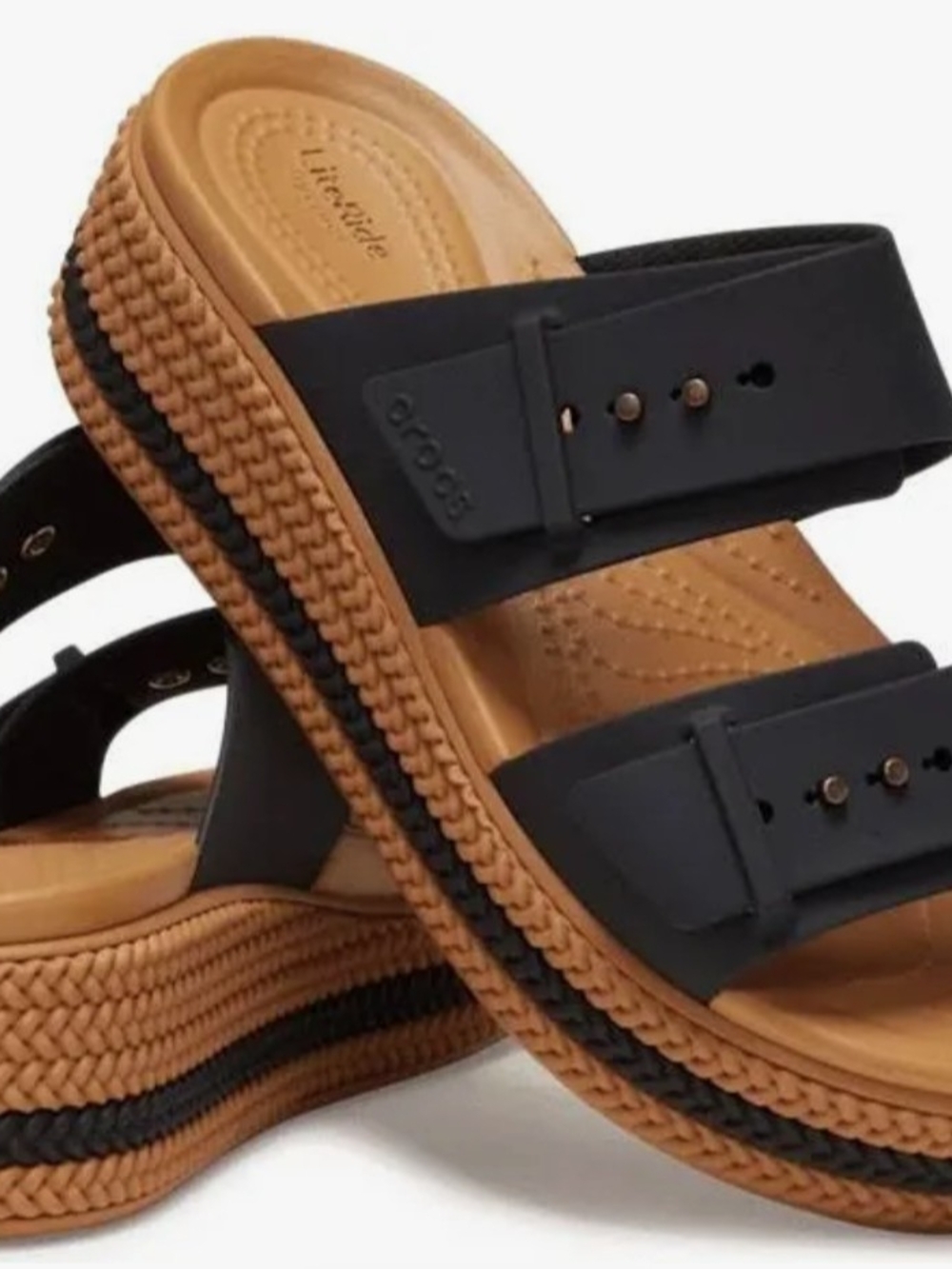 Crocs Brooklyn Woven Buckle Sandal